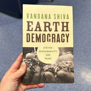 Earth Democracy Book by Vandana Shiva- like new with some annotations